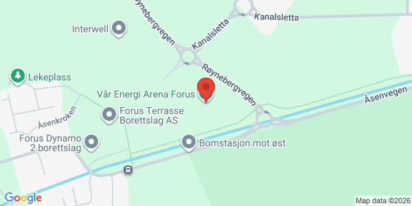 Kart som viser hvor arrangementet foregår