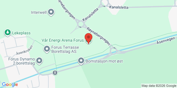 Kart som viser hvor arrangementet foregår