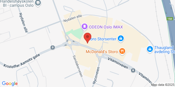 Map displaying event location