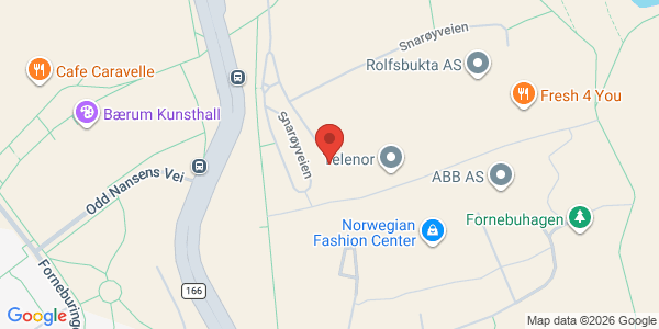 Kart som viser hvor arrangementet foregår