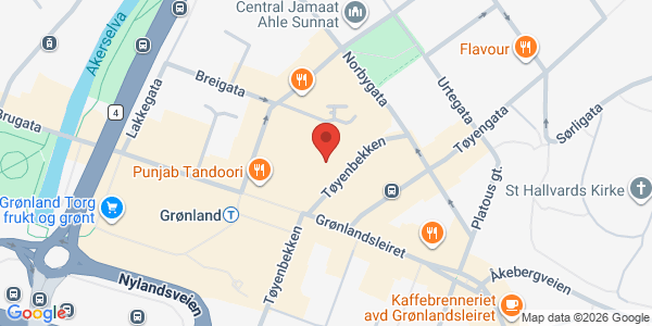 Map displaying event location