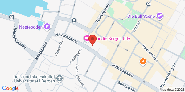 Map displaying event location