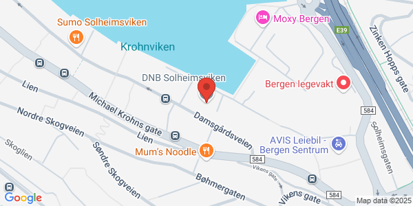 Map displaying event location