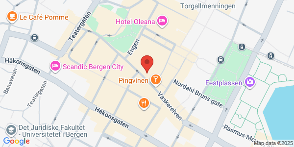 Map displaying event location