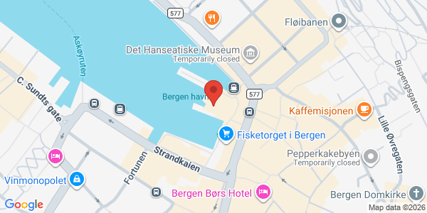 Kart som viser hvor arrangementet foregår