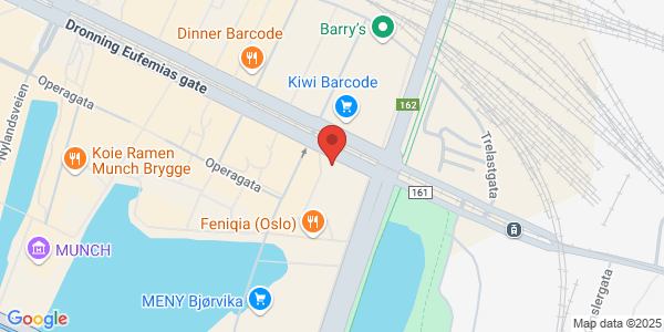 Map displaying event location
