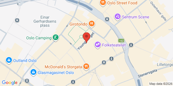 Map displaying event location