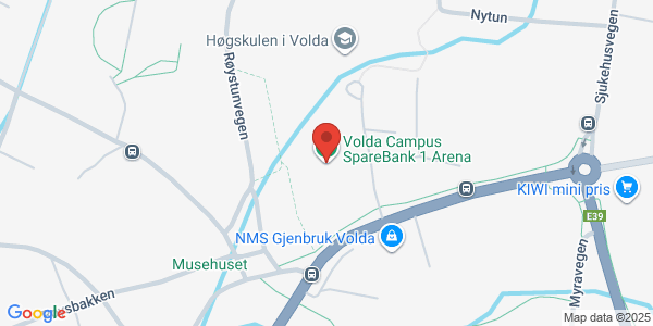 Map displaying event location