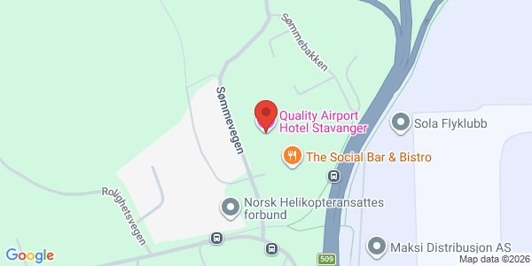 Kart som viser hvor arrangementet foregår