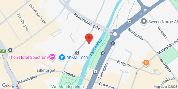 Map displaying event location