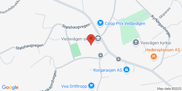 Kart som viser hvor arrangementet foregår
