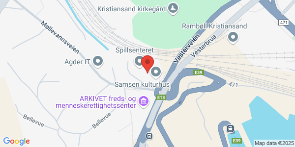 Map displaying event location