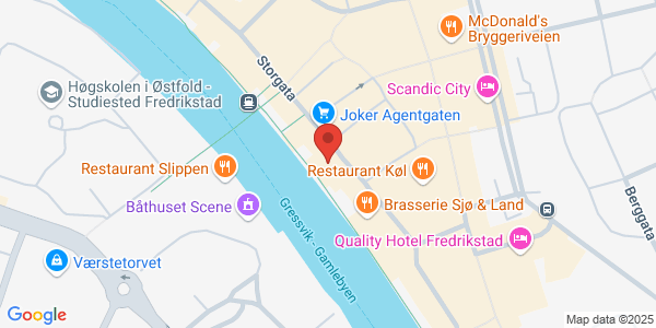 Map displaying event location