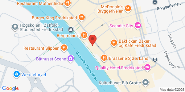 Map displaying event location