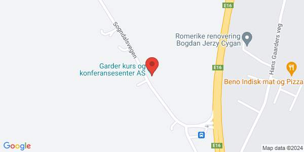 Map displaying event location