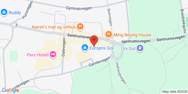 Map displaying event location