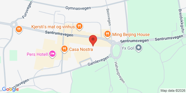 Kart som viser hvor arrangementet foregår