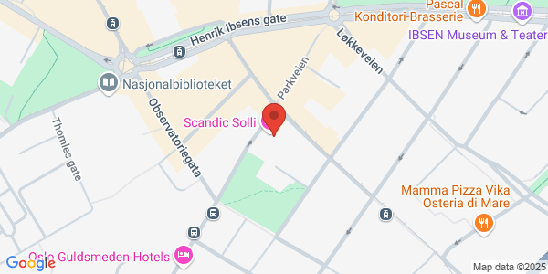 Map displaying event location