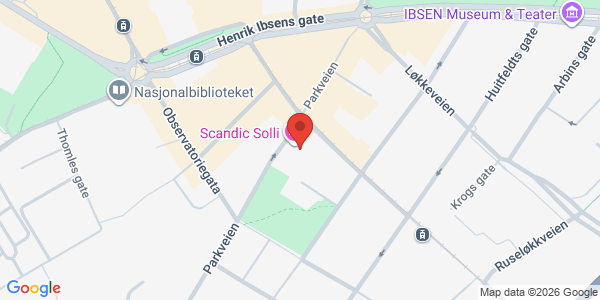 Kart som viser hvor arrangementet foregår
