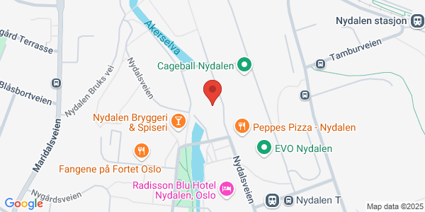 Map displaying event location