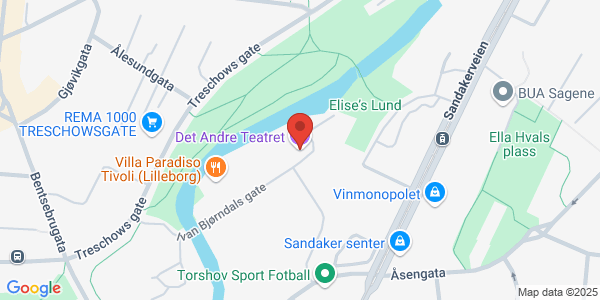 Map displaying event location