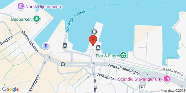 Map displaying event location