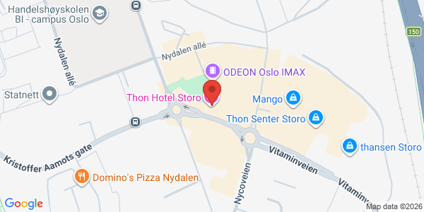 Map displaying event location