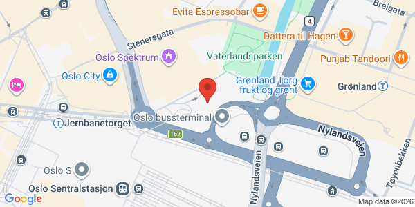 Map displaying event location