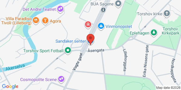 Map displaying event location