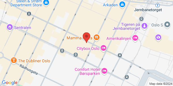 Map displaying event location