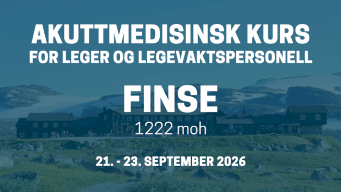 Finse: Akuttmedisinsk kurs for leger og legevaktspersonell
