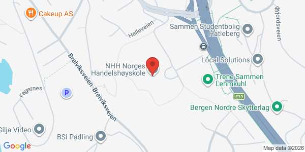 Kart som viser hvor arrangementet foregår
