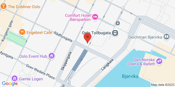 Map displaying event location