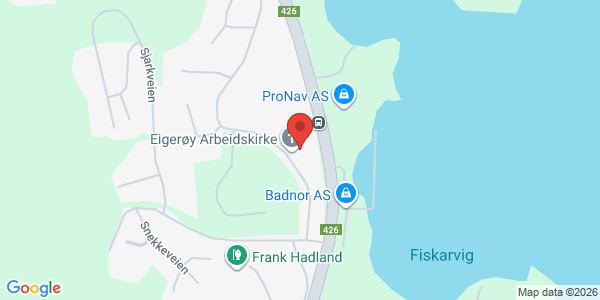 Map displaying event location