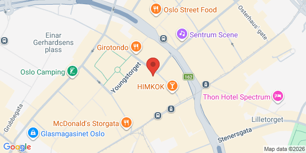 Map displaying event location