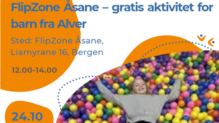 Alver FlipZone Åsane – gratis aktivitet for barn