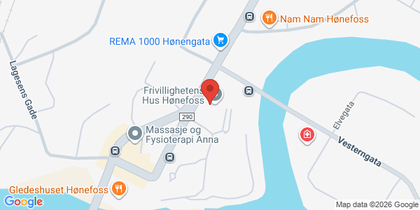 Map displaying event location