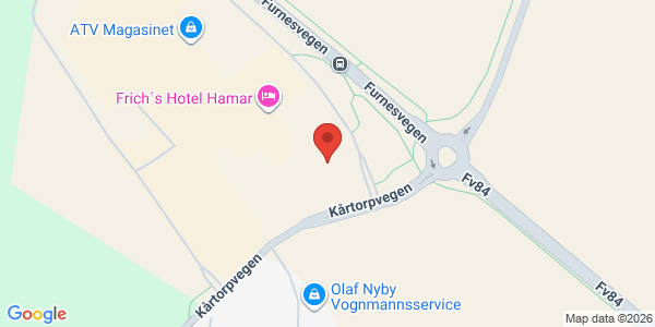Kart som viser hvor arrangementet foregår
