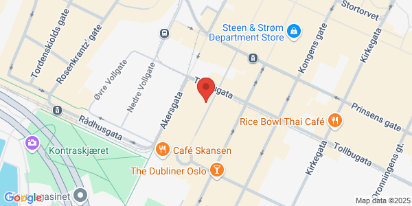 Map displaying event location