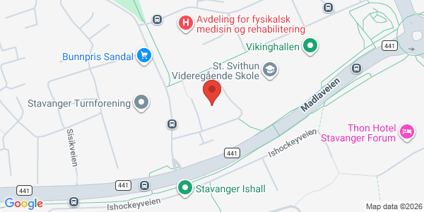 Map displaying event location