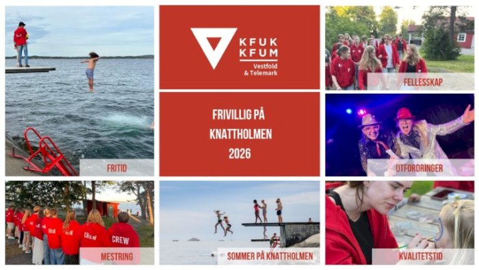 Frivillige på leir 2026