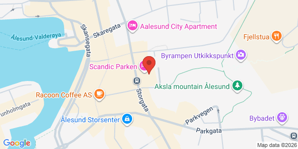 Map displaying event location