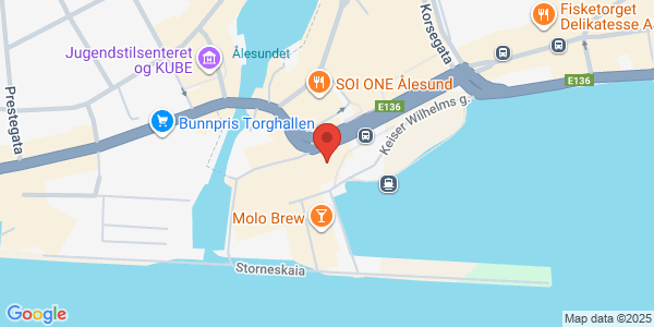 Map displaying event location