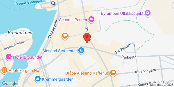 Map displaying event location