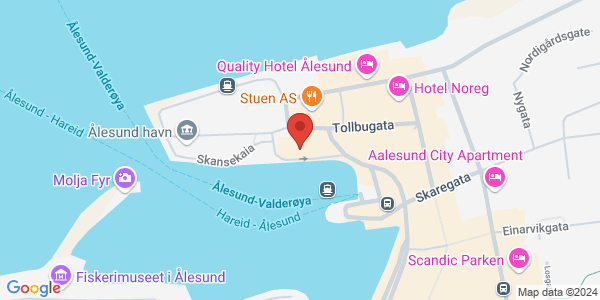 Map displaying event location