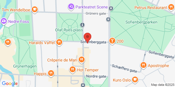 Map displaying event location