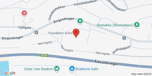 Map displaying event location