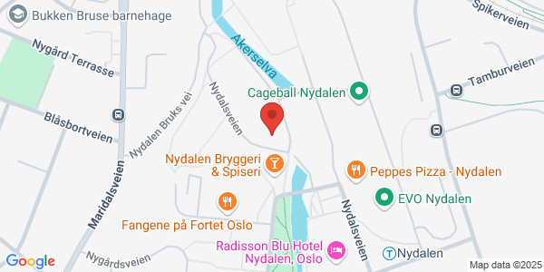 Map displaying event location