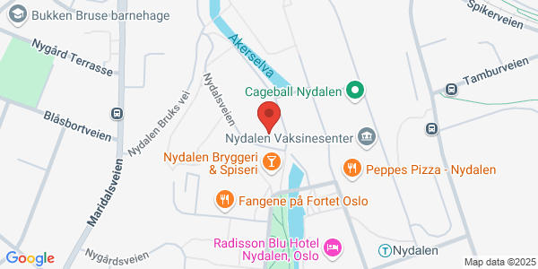 Map displaying event location