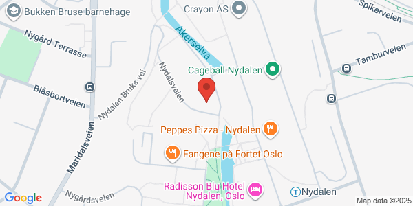 Map displaying event location